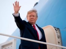 President Donald Trump waves as he boards Air Force One at Andrews Air Force Base, Md., Friday, Nov. 3, 2017, to travel to Joint Base Pearl Harbor Hickam, in Hawaii. Trump begins a 5 country trip through Asia traveling to Japan, South Korea, China, Vietnam and the Philippians. (AP Photo/Andrew Harnik)